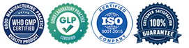 Certified/Compliance : WHO GMP, GLP, ISO 9001:2015
