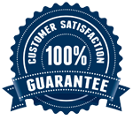 100% Customer Satisfaction Guarantee